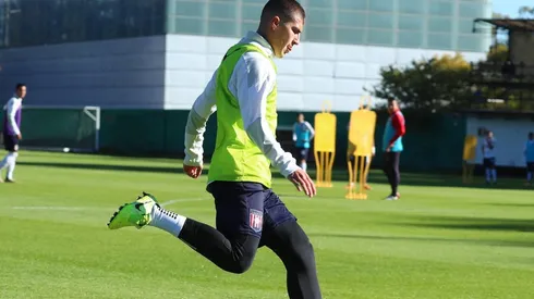 Edson Torres marcó un golazo en los trabajos del lunes