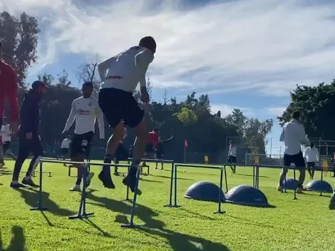 Beltrán, Gudiño y Macías, protagonistas del entrenamiento