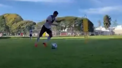 Diego Hernández se lleva todos los flashes en el entrenamiento