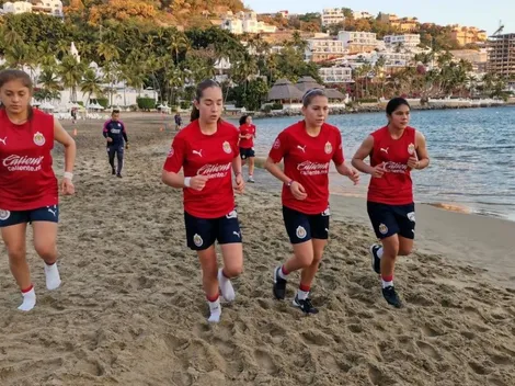 Chivas Femenil inició la pretemporada en Manzanillo