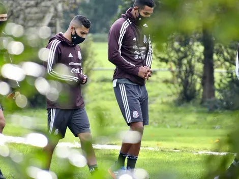 Tiba ya entrena con el Tri junto a tres ex Chivas