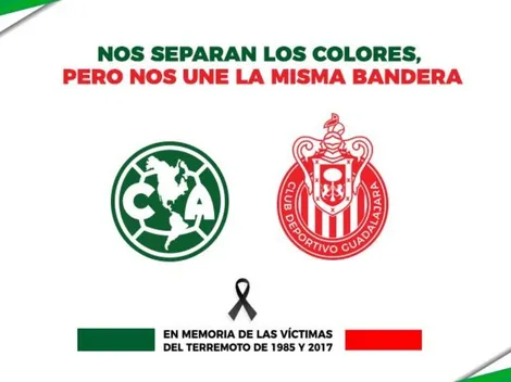 El Clásico Nacional será en honor a las víctimas de los terremotos de 1985 y 2017