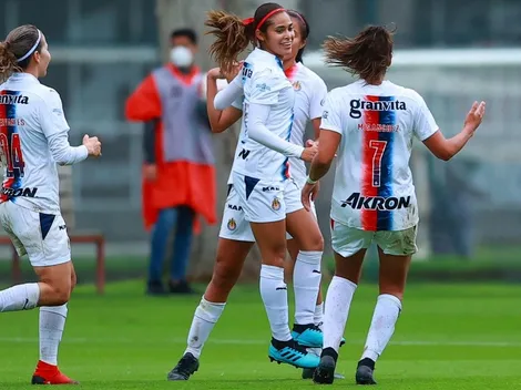 Chivas Femenil mantiene el paso perfecto con goleada a Toluca