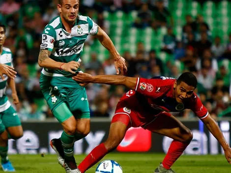 Qué canal transmite la visita a Santos Laguna