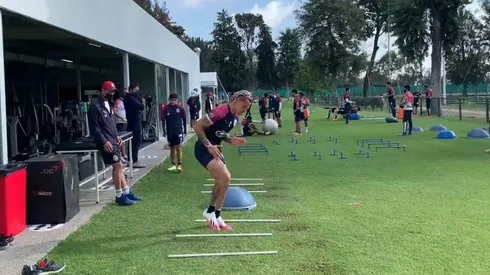 Calderón exhibió su mejoría tras perderse la Copa Por México de pretemporada