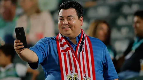 Aficionado de Chivas en un encuentro del Clausura 2020