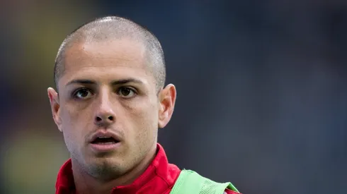 Chicharito con el Bayer Leverkusen