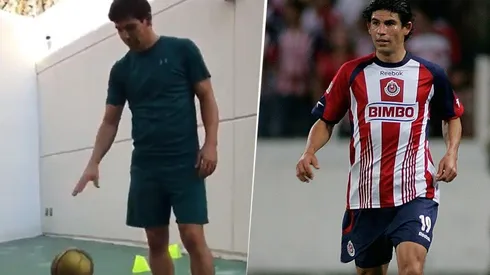Con el pie y sin mirar: ex Chivas Jonny Magallón se luce con una sorprendente canasta