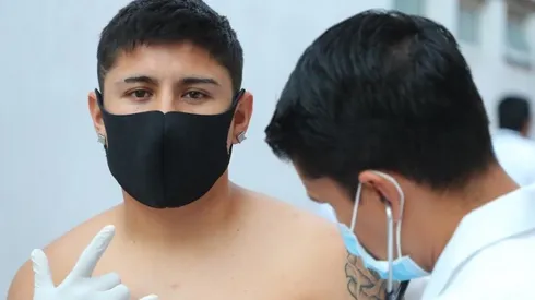 López se dio cita este lunes a Verde Valle para someterse a exámenes médicos