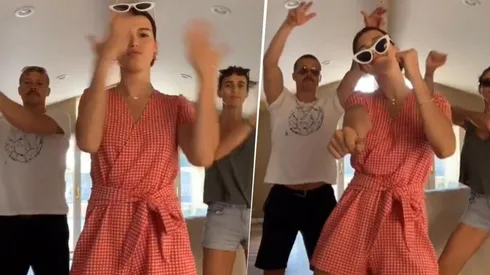 Matías Almeyda se lució bailando en video de Tik Tok publicado por su hija