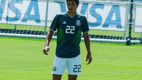 El delantero ha integrado la selección mexicana en las categorías Sub-15 y Sub-17
