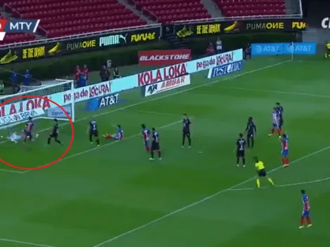 Gol de Jesús Molina para colocar el 1-0 en el marcador