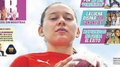 Palafox, en la portada de Récord: "Aún hay mucha brecha con los hombres"