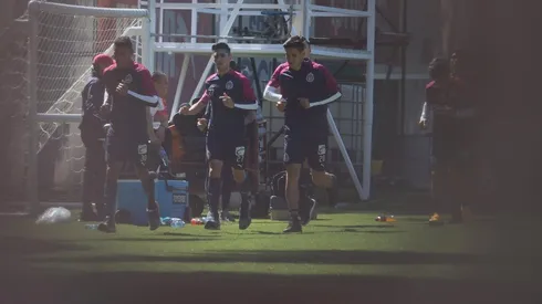 Los rojiblancos trabajaron este lunes con seis ausencias en su plantel principal