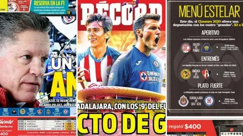 El duelo estelar del fin de semana se toma la prensa azteca