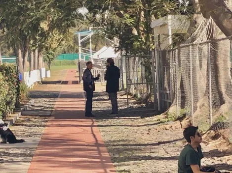 La platica de Amaury con Peláez en el entrenamiento de Chivas