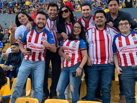 Afición de Chivas se hace sentir en el Volcán