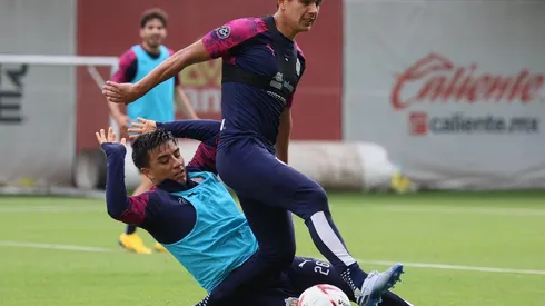 Beltrán entrenó esta semana con el grupo principal pero aún se mantiene en duda