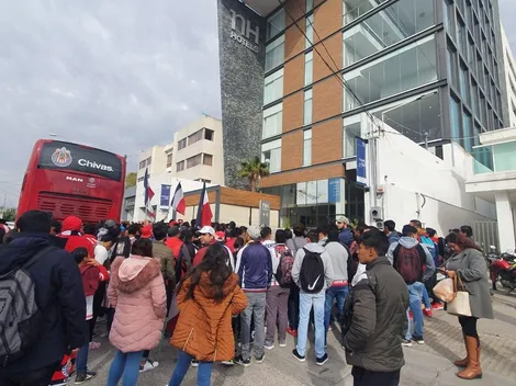 Chivas tuvo un recibimiento por todo lo alto en San Luis Potosí