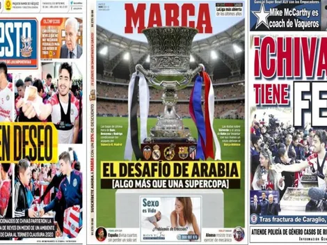 Chivas sigue protagonizando portadas previo al Clausura 2020