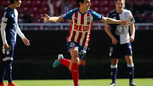 El volante de enganche anotó el primer tanto en la victoria sobre Pachuca en la Final Sub-17