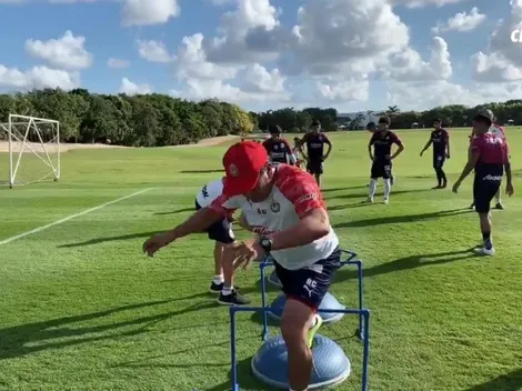 El divertido entrenamiento de Chivas para cerrar la primera semana