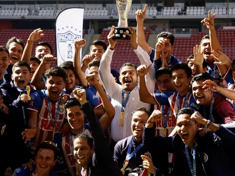 Así celebró Chivas Sub-17 el trofeo del Apertura 2019