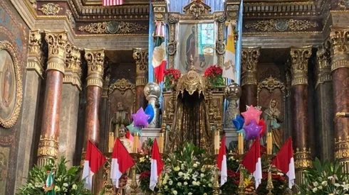 El club se hizo partícipe de la festividad católica