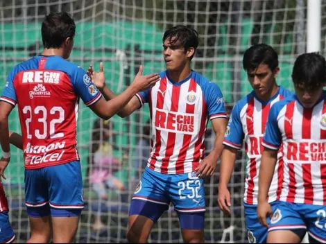"Hattrick" de Puente deja a Chivas como SuperLíder del Sub-17