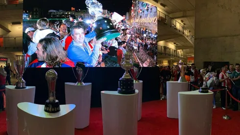 Los aficionados pudieron observar todos los trofeos obtenidos en la era de Jorge Vergara