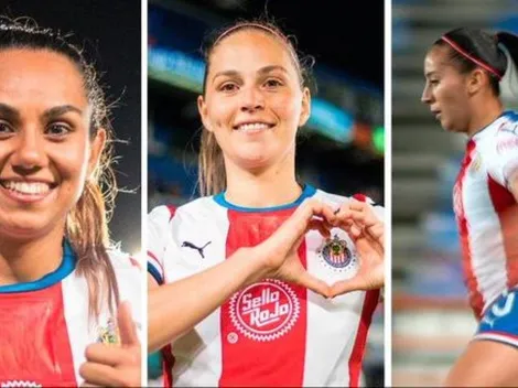 3 jugadoras de Chivas en el 11 ideal de la Jornada 19