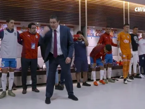 La emotiva arenga de Tena previo al triunfo de Chivas