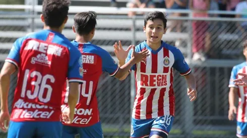 Miguel Gómez anotó el tanto que sentenció el triunfo 3-1 del Rebaño Sagrado en la división Sub 17