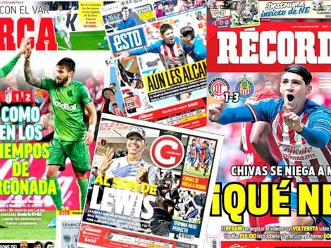 Triunfo de Chivas en el infierno se roba las portadas
