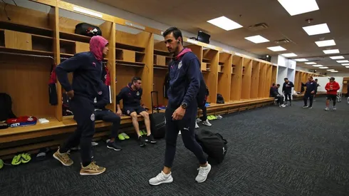 El Rebaño Sagrado ya se encuentra en el vestidor visitante para ultimar los detalles de este partido