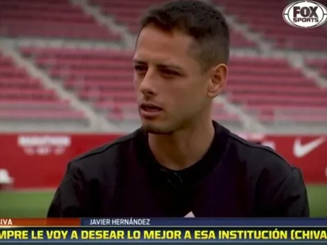 "Chicharito" Hernández elogia a Tena en Chivas
