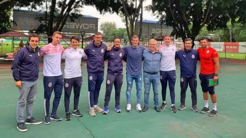 Marcelo Michel Leaño estuvo presente en representación de la directiva rojiblanca en la reunión