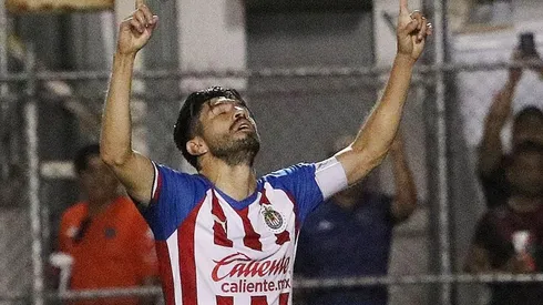 El veterano atacante consiguió el martes su primer gol como rojiblanco en la Copa MX