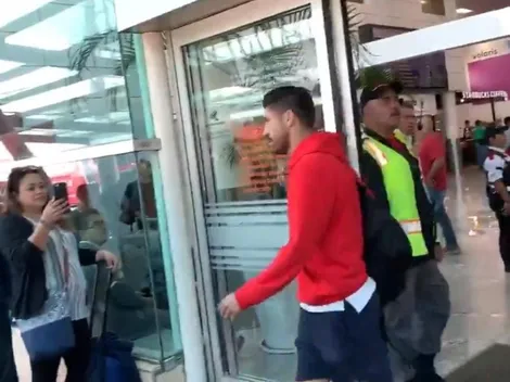 Oribe Peralta no habló en el retorno a Guadalajara