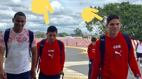 Cristian Ortíz y Rodrigo Reyes realizaron este lunes su primer viaje con el primer equipo y pudieran debutar en Copa MX