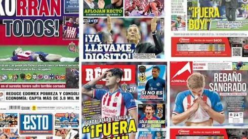 Las portadas apuntan contra Tomás Boy