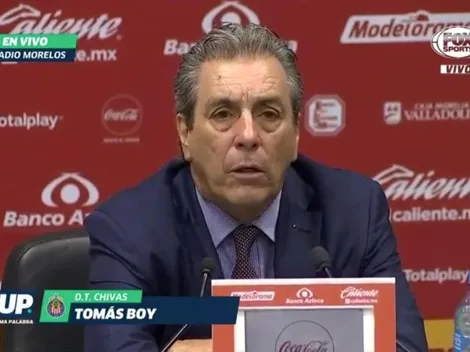 Tomás Boy explota con el arbitraje tras la derrota