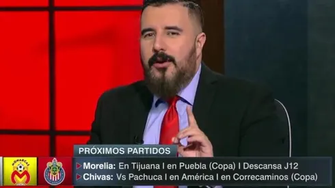 El polémico comentarista volvió a disparar en contra de las Chivas