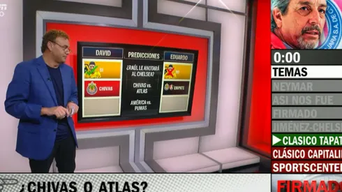 David Faitelson en el programa de ESPN.