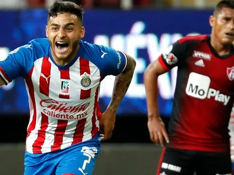 El osado festejo de Alexis Vega en su gol