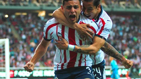 Alexis Vega se desahogó con el primero de sus tres tantos esa noche en el Estadio Akron