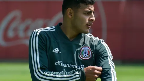 El atacante rojiblanco se entrenó este martes junto al resto de la convocatoria mexicana para la Fecha FIFA de septiembre