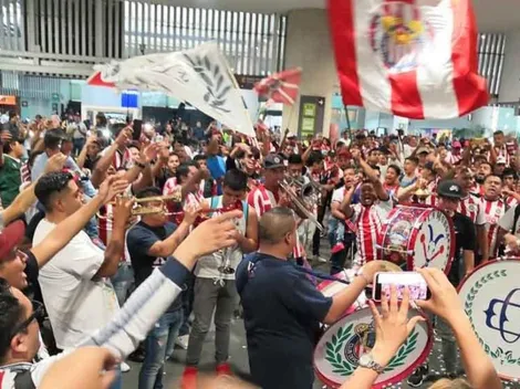 El recibimiento que tiene Chivas en la capital