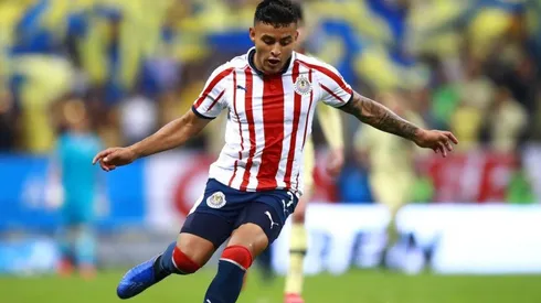 Alexis Vega en el encuentro ante América.