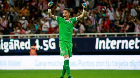 Raúl Gudiño en las Chivas de Guadalajara.